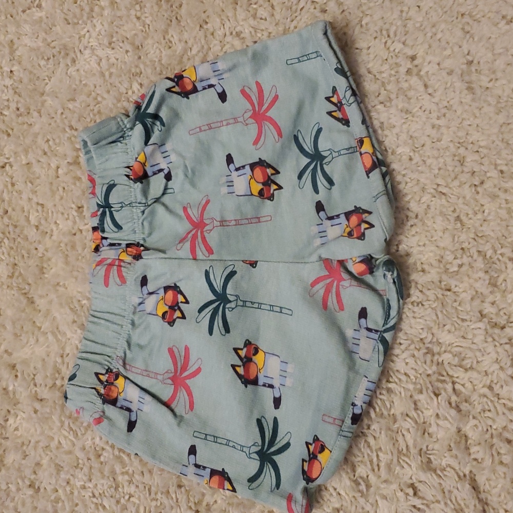 5 For $25 Bluey Tropical Print Shorts Youth‎ Size 5